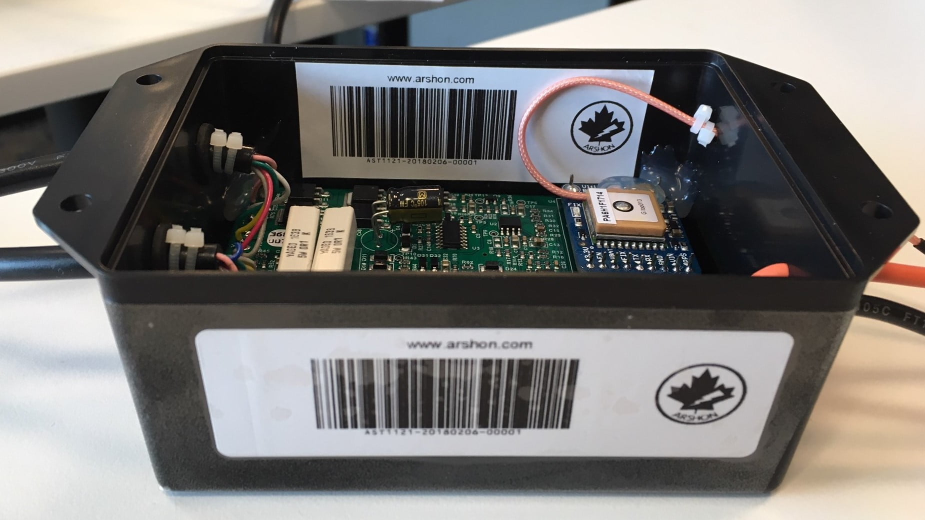 Assembled GPS module system for truck